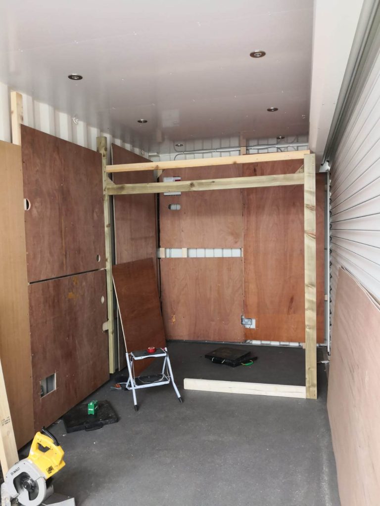 The process of converting a shipping container conversion